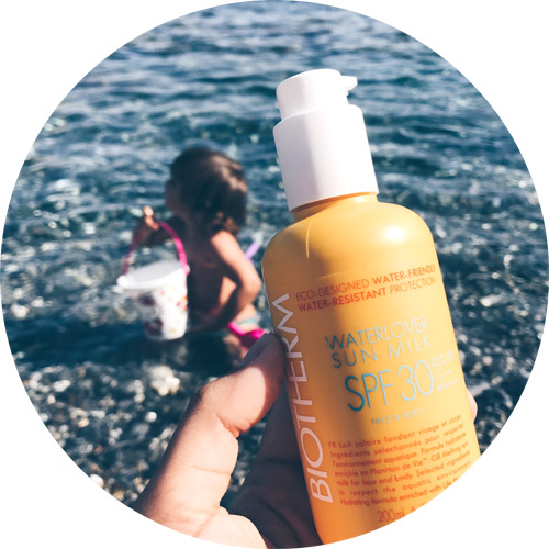 Biotherm Waterlover Sun Milk SPF30 for face and body is perfect for all the family
