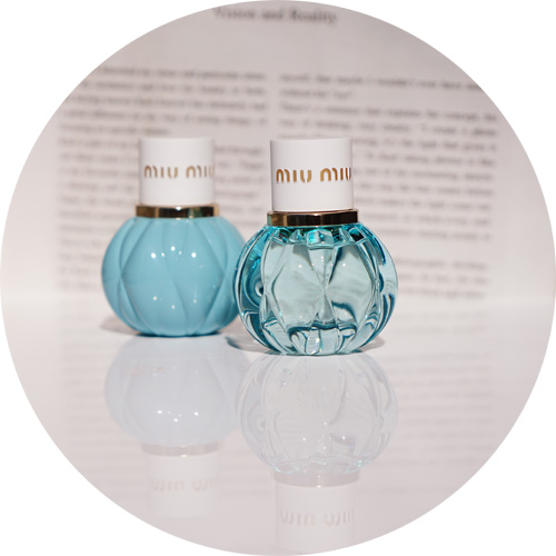 Miu Miu Eau De Parfum e Miu Miu Eau Bleu: the cutest 20 ml bottle