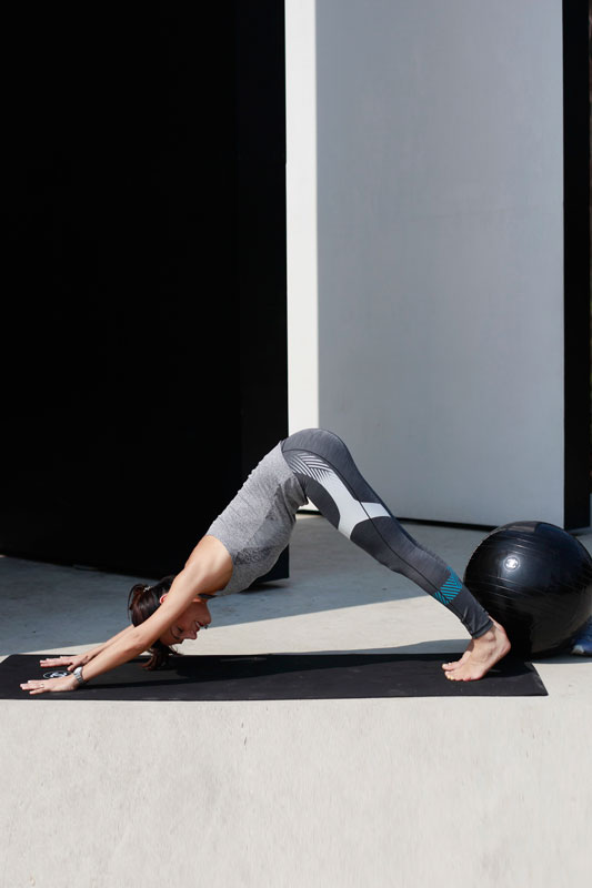 Downward Dog: stretches and strengthens the entire body.
