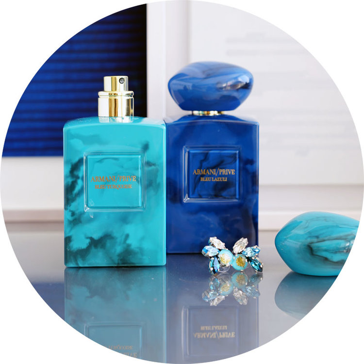 Bleu Lazuli and Bleu Turquoise by Armani Privé: where sea and sky