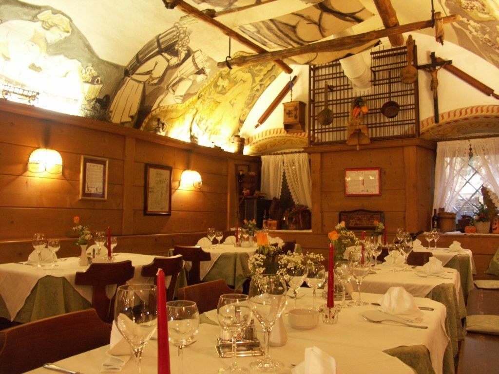 Ristorante trattoria Laubenkeller Merano - interno sala