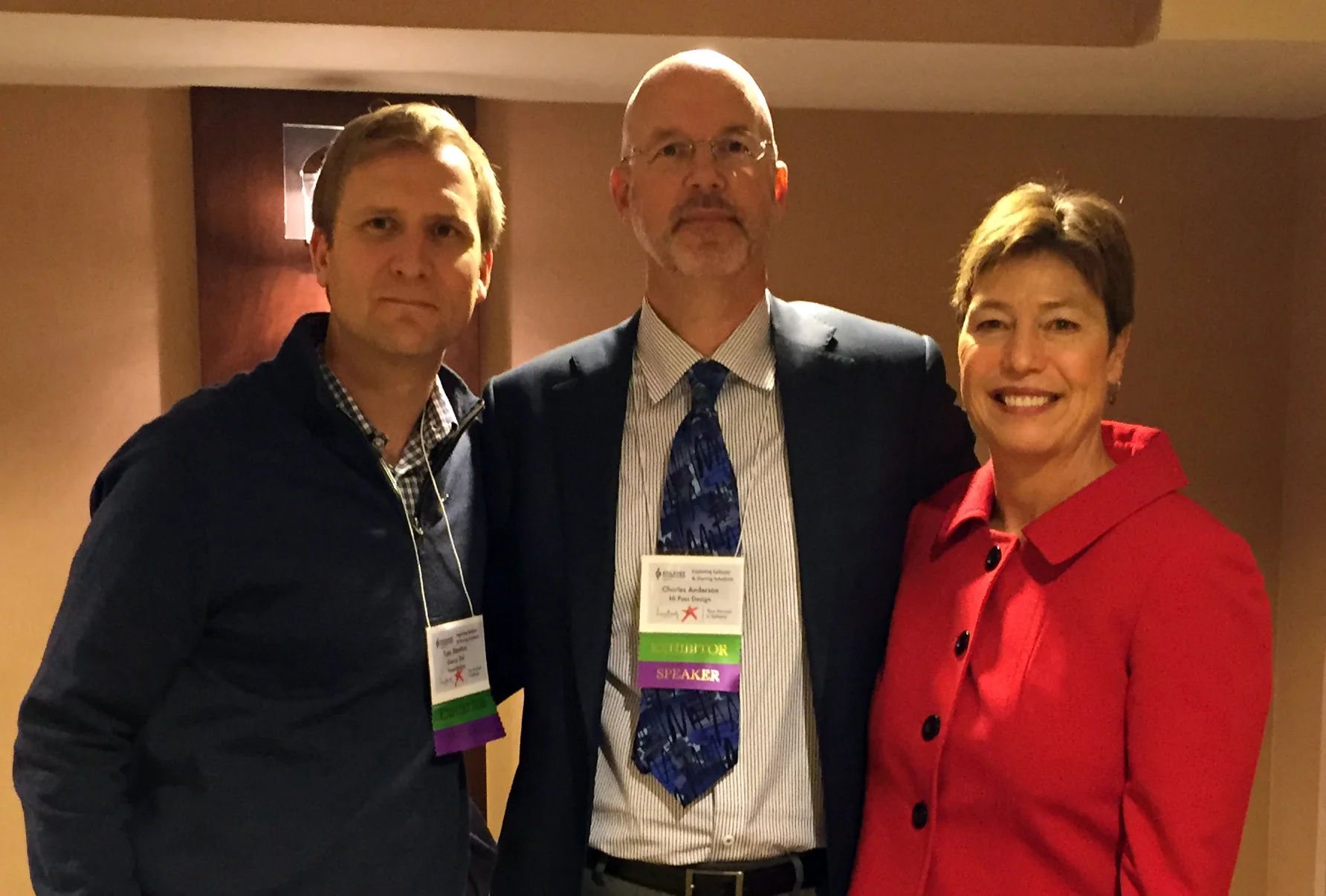 Tom Stanton, Charles Anderson, and Cynthia Anderson