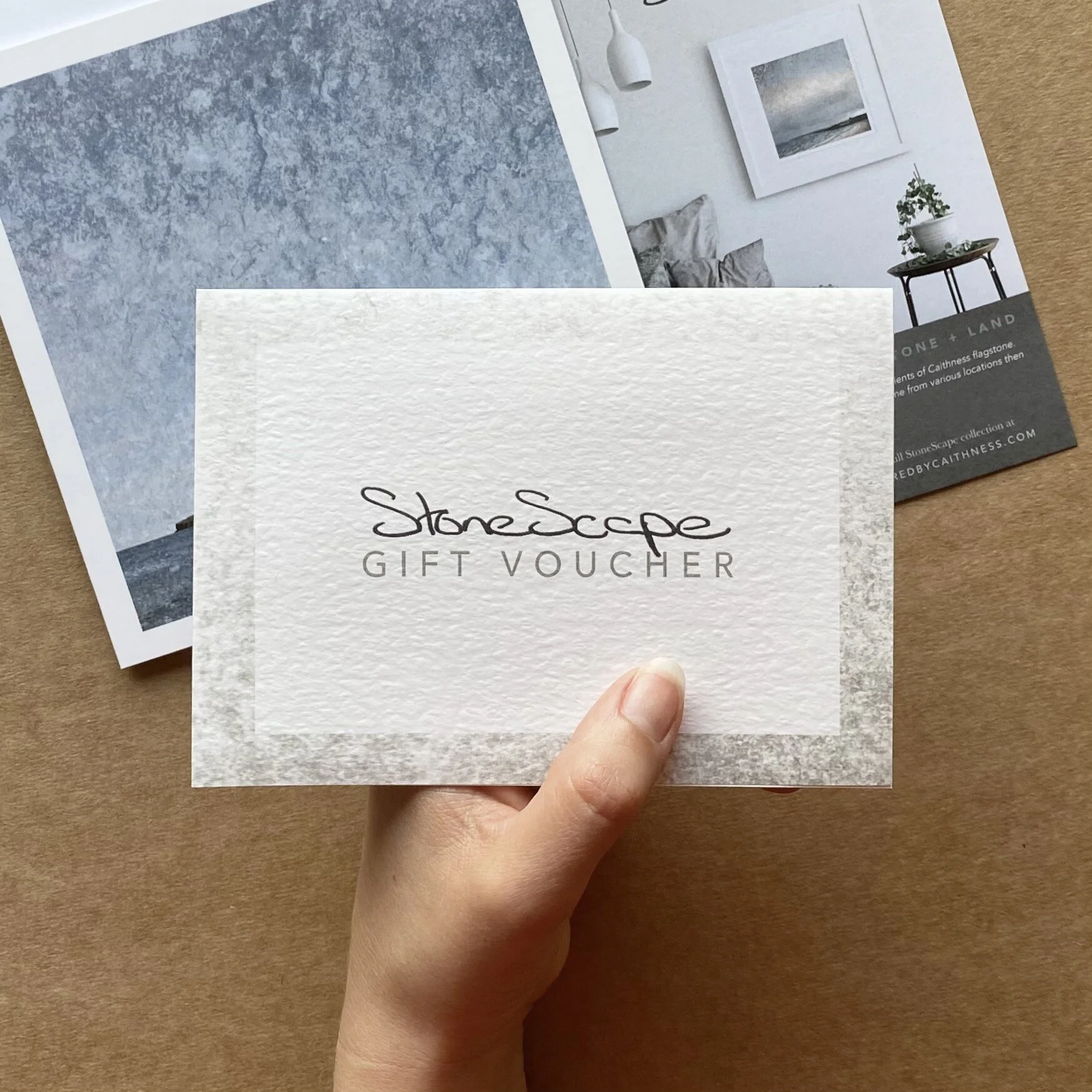 gift voucher inspired by caithness Lisa poulsen art