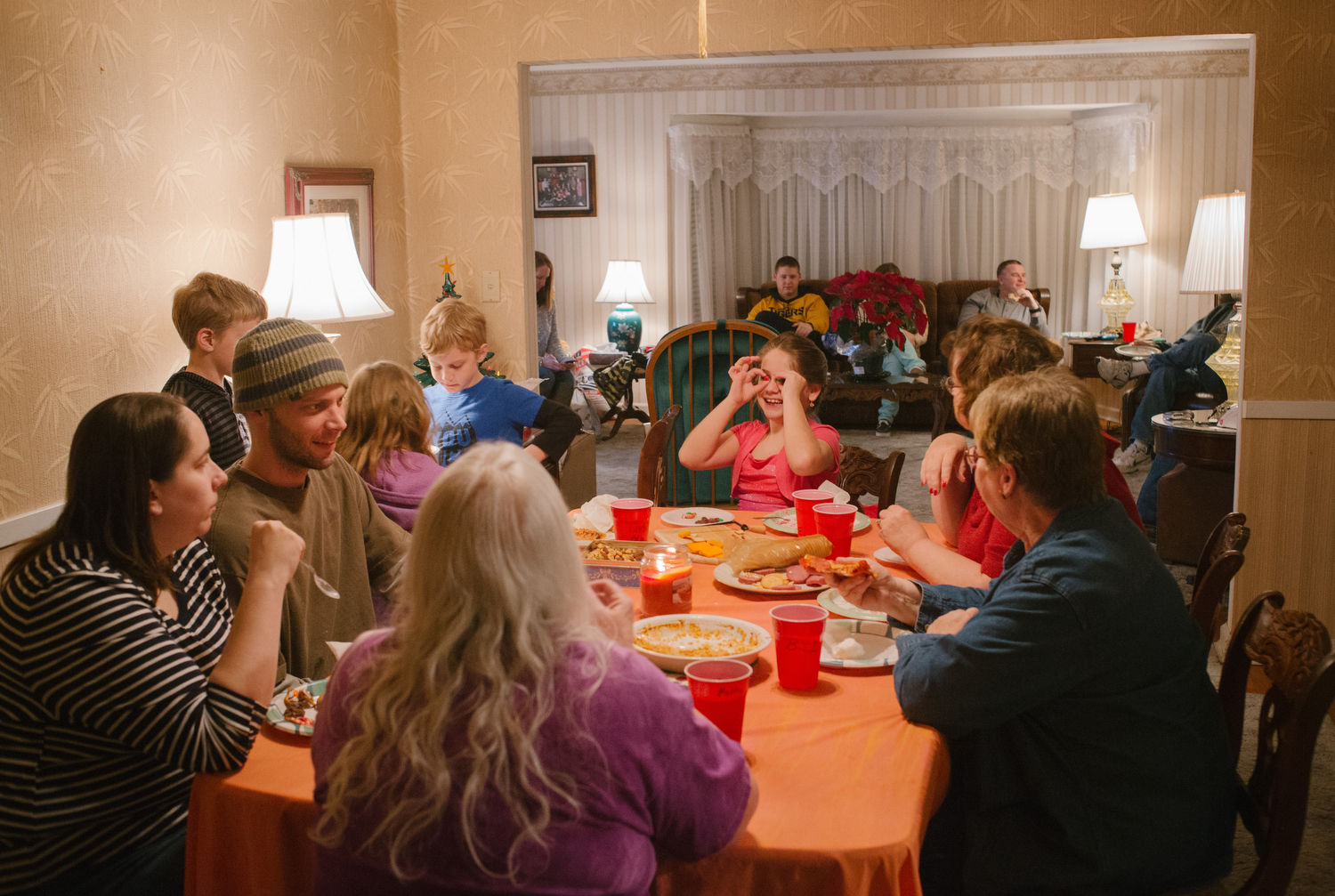 Red cups and paper plates are staples of our gatherings. 