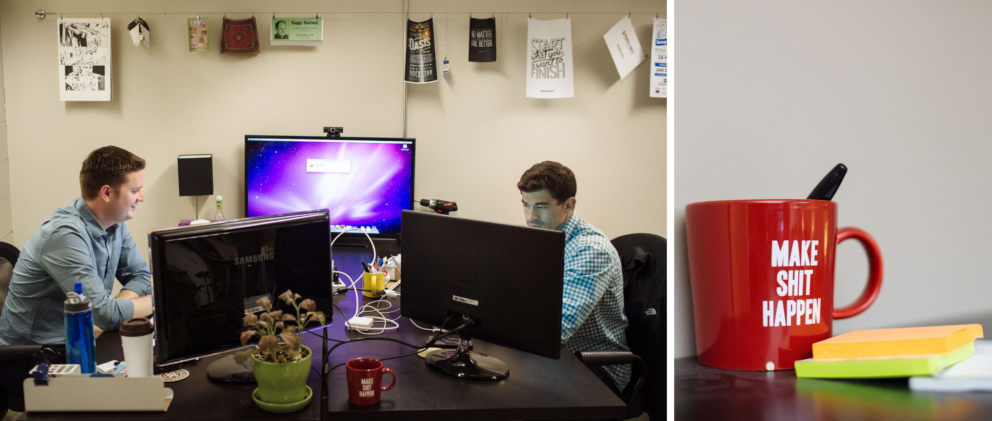 Eric Chambers, left, and Nick Wilczewski with Torrent Consulting . 