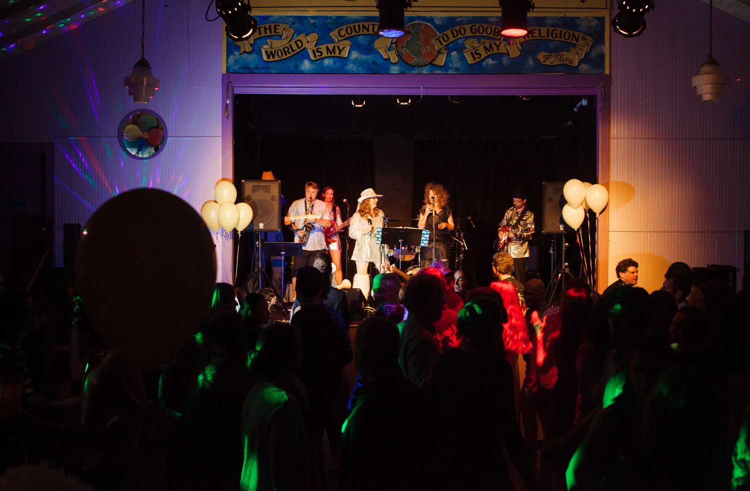 Kym's 50th birthday party at the Humanist Hall in Oakland, Calif., Feb. 26, 2016. Photos by Brad Zweerink