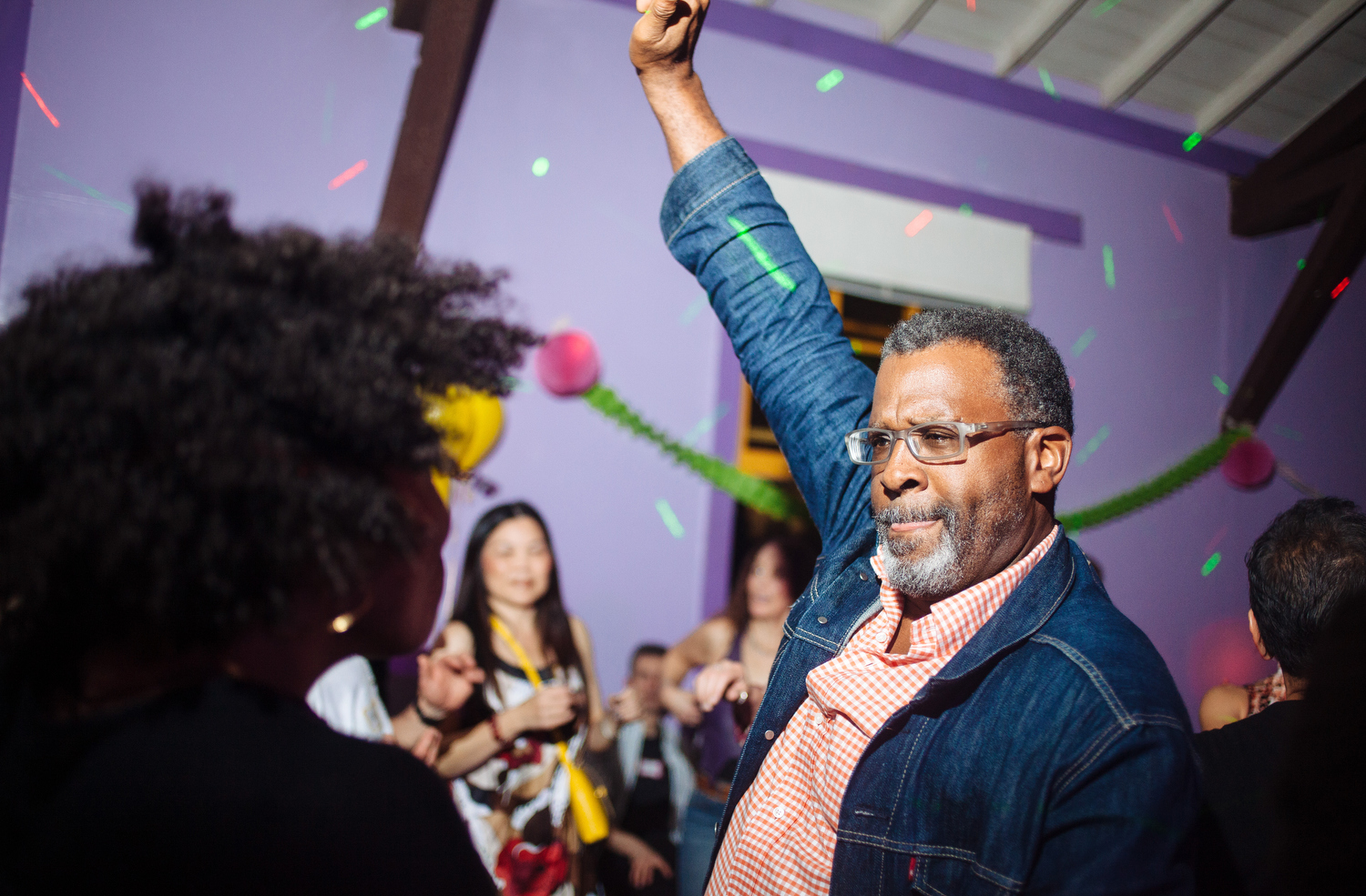 Kym's 50th birthday party at the Humanist Hall in Oakland, Calif., Feb. 26, 2016. Photos by Brad Zweerink