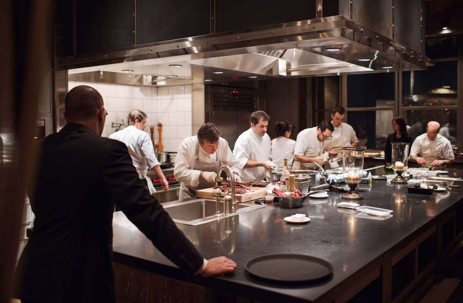 Images from La Paulée de San Francisco's Burgundy Week with chef Daniel Boulud. The dinner also featured Christopher Kostow, executive chef at The Restaurant at Meadowood in Napa Valley and Jean François Bruel, executive chef at DANIEL, whose restau