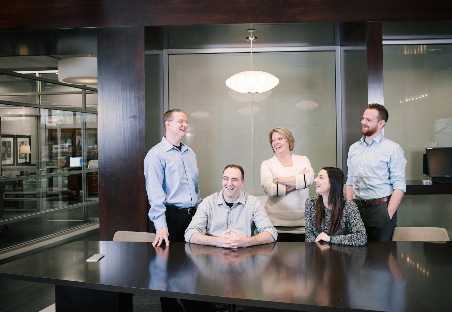 Murney Associates, Realtors technology team Jim Roberts, Daniel Call, CEO Twila Hillme, Ashley Hughes, and Kyle Drenon