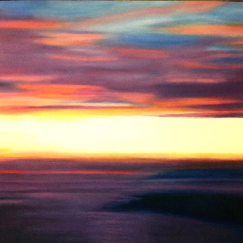 Oil on canvas. Sincere Sunset #oilpainter #art #hobbypainter #sunset