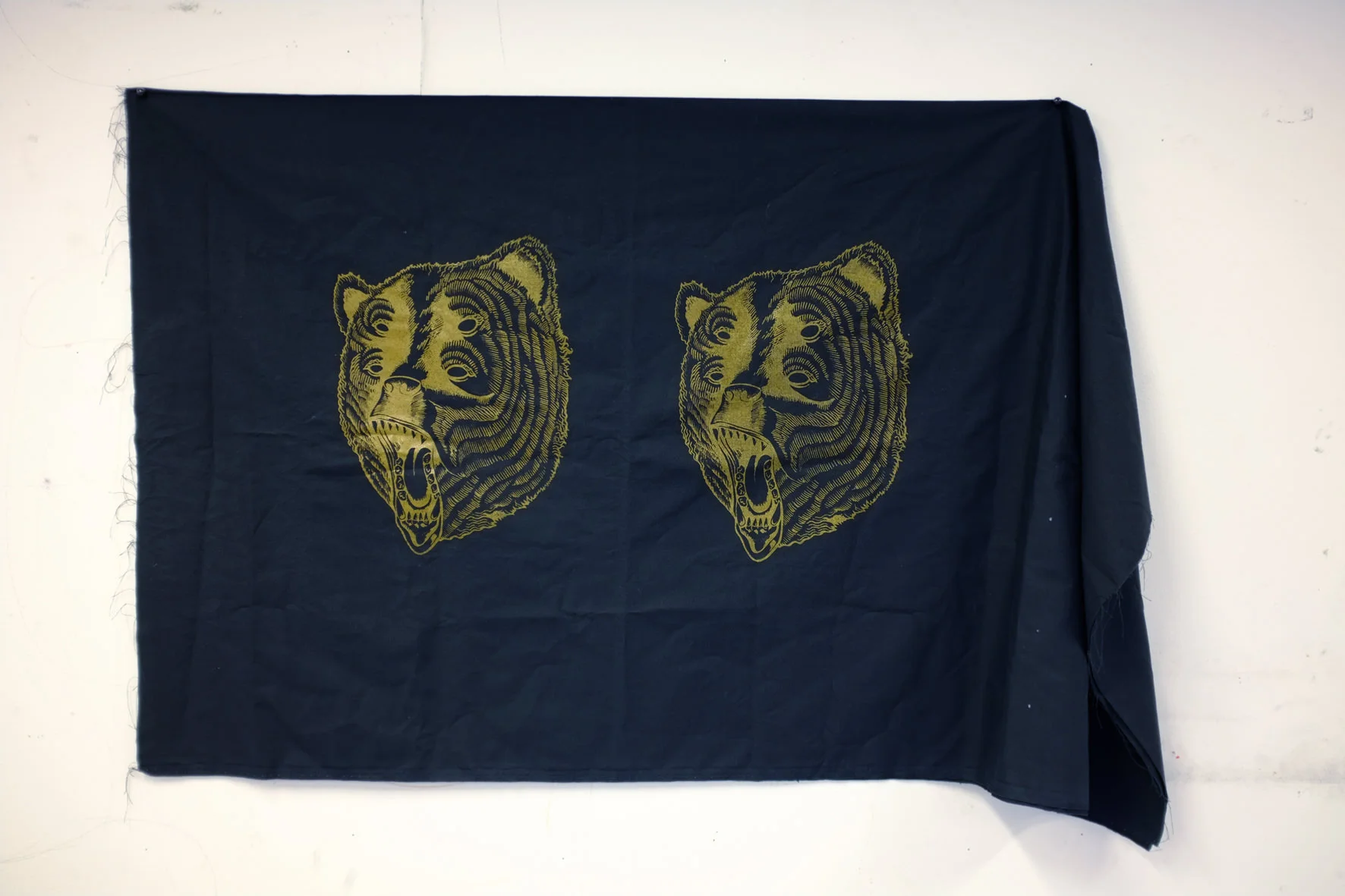 bear flag_silk screen print on black fabric_franky dmiedo.jpg