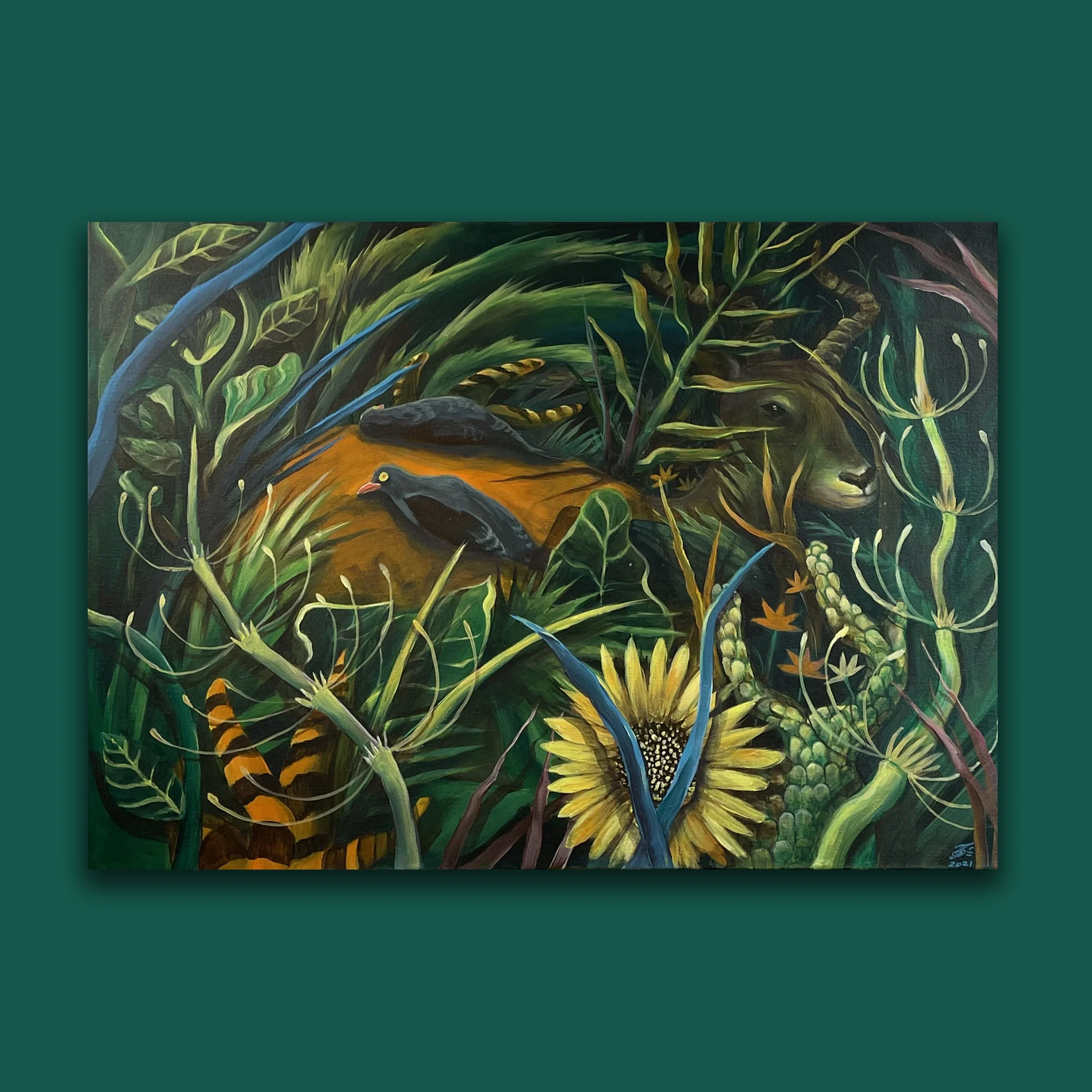 «Conteram de vita mutua/ tangping», 2021 (65x90cm)