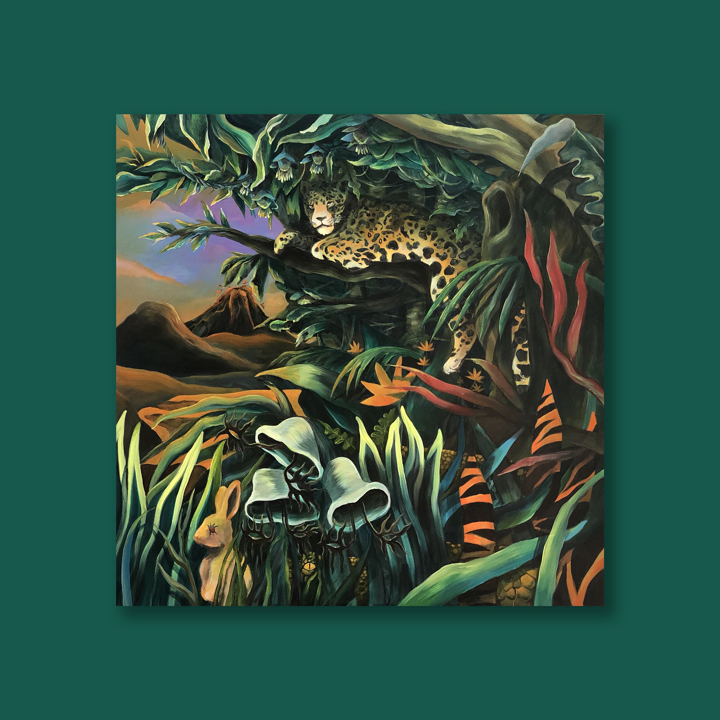 "oohoooowooo, We got Eruption! (für Hank)", 2022 (100x100cm)