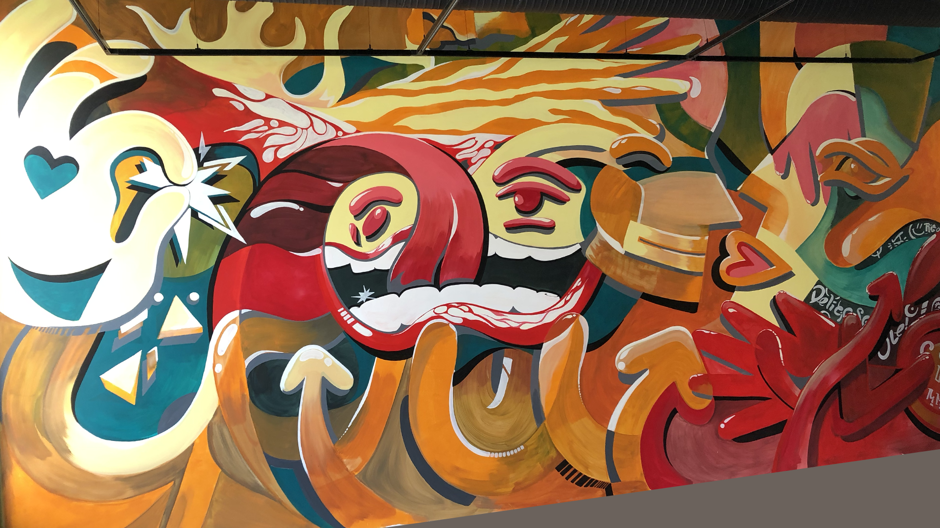  Commissioned mural for DIGG PIZZA/ TORGGATA  &amp; colaboration with STUDIO LAKAYAN   