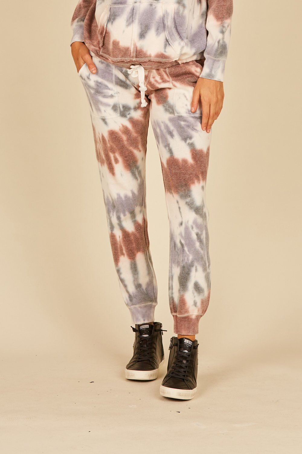 vintage havana tie dye jogger pants
