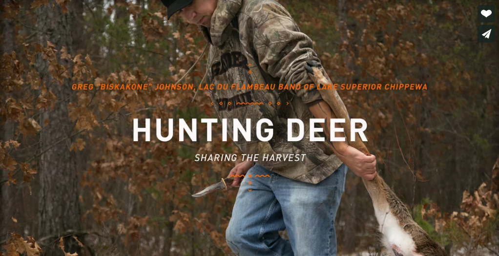 Hunting Deer ~ Greg "Biskakone" Johnson - Lac du Flambeau Band of Lake Superior Chippewa