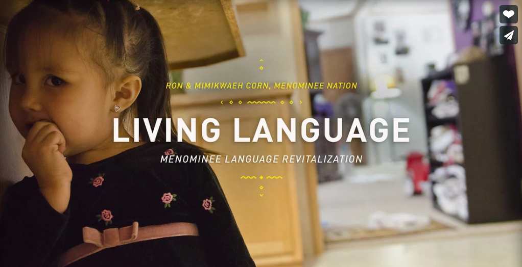 Living Language ~ Ron and Mimikwaeh Corn - Menominee Nation