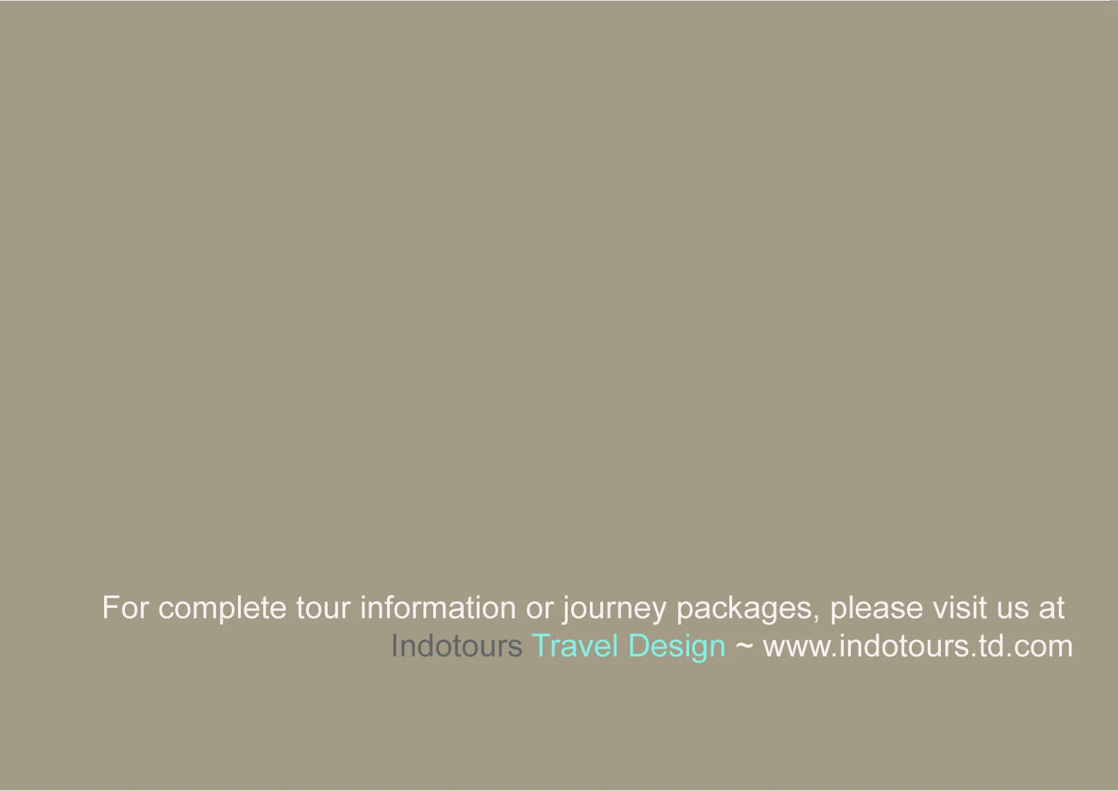   visit indotours travel design  