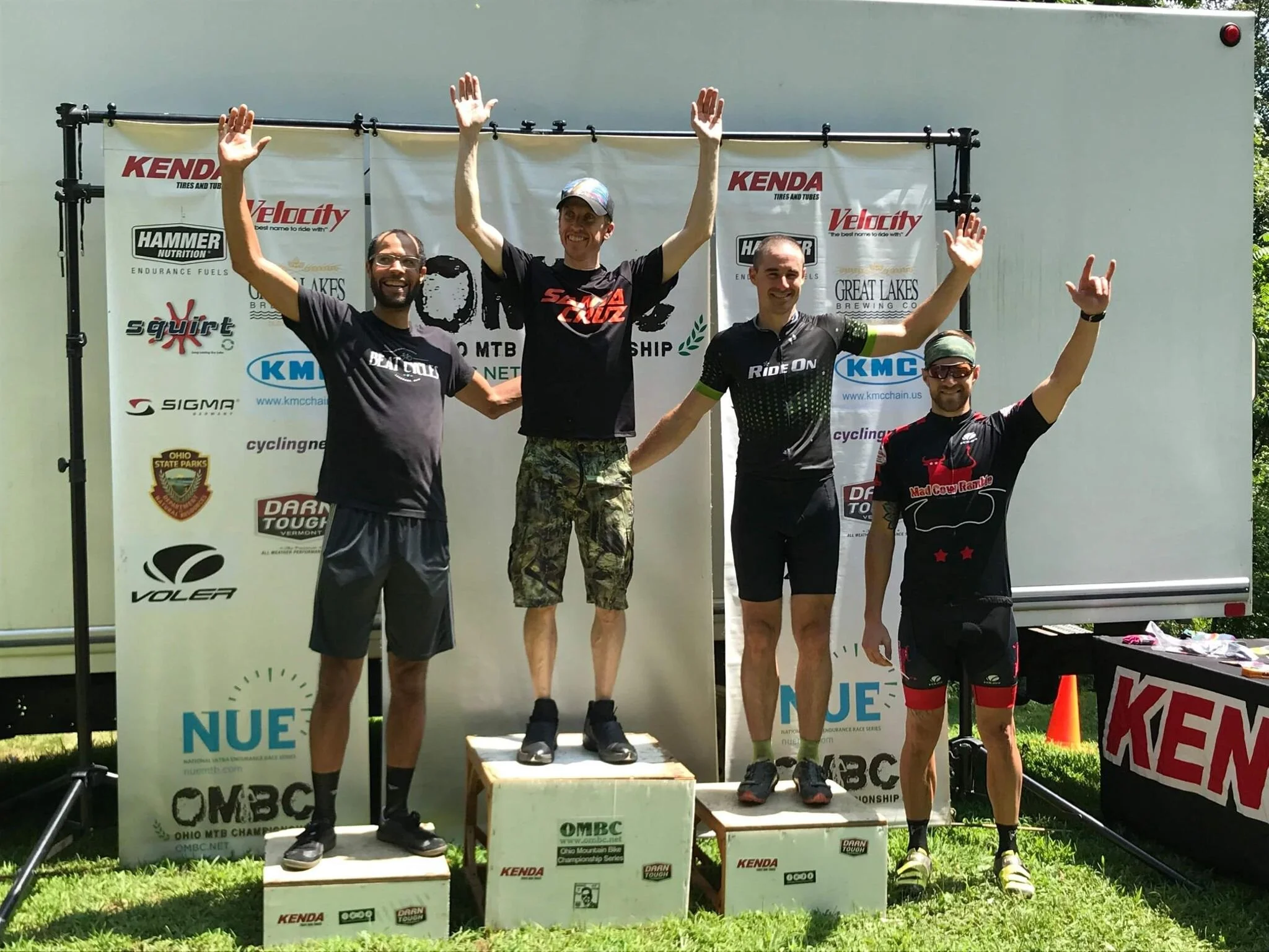 Why I look like I have a beer belly? I don't know. But 3rd place podium finish, heck yeah!