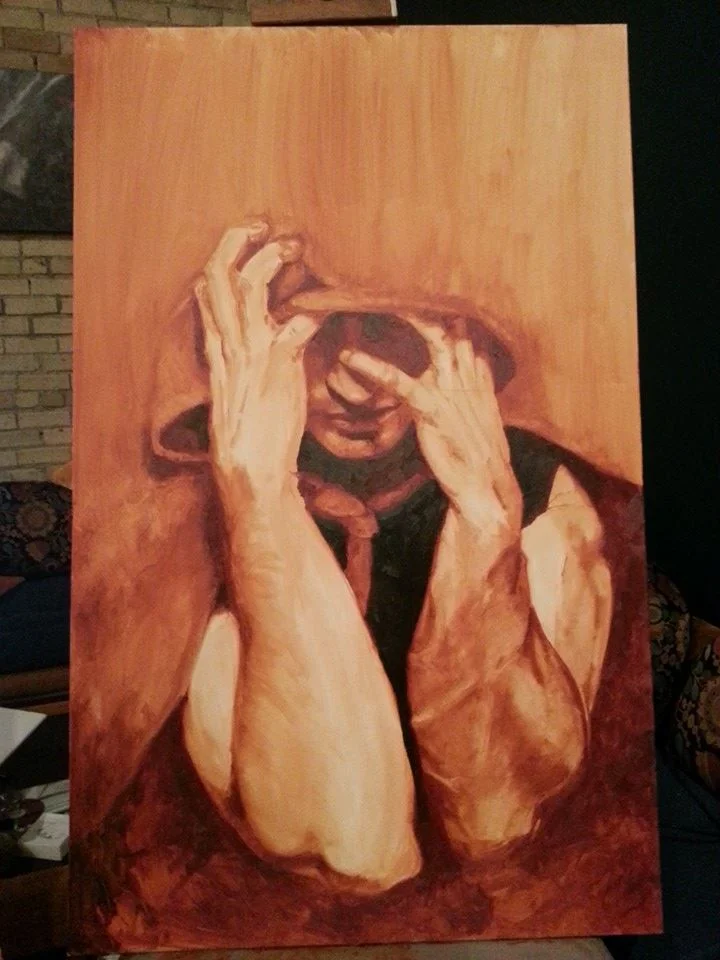 I could already tell at this point he was going to be my favorite painting thus far.