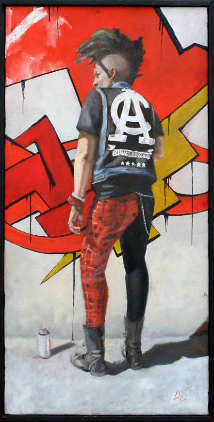 "Aspire and Create" 12x24in oil on canvas 2013 Sold