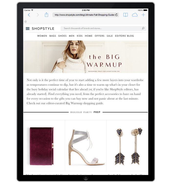 Shopstyle.com Ultimate Fall Shopping Guide