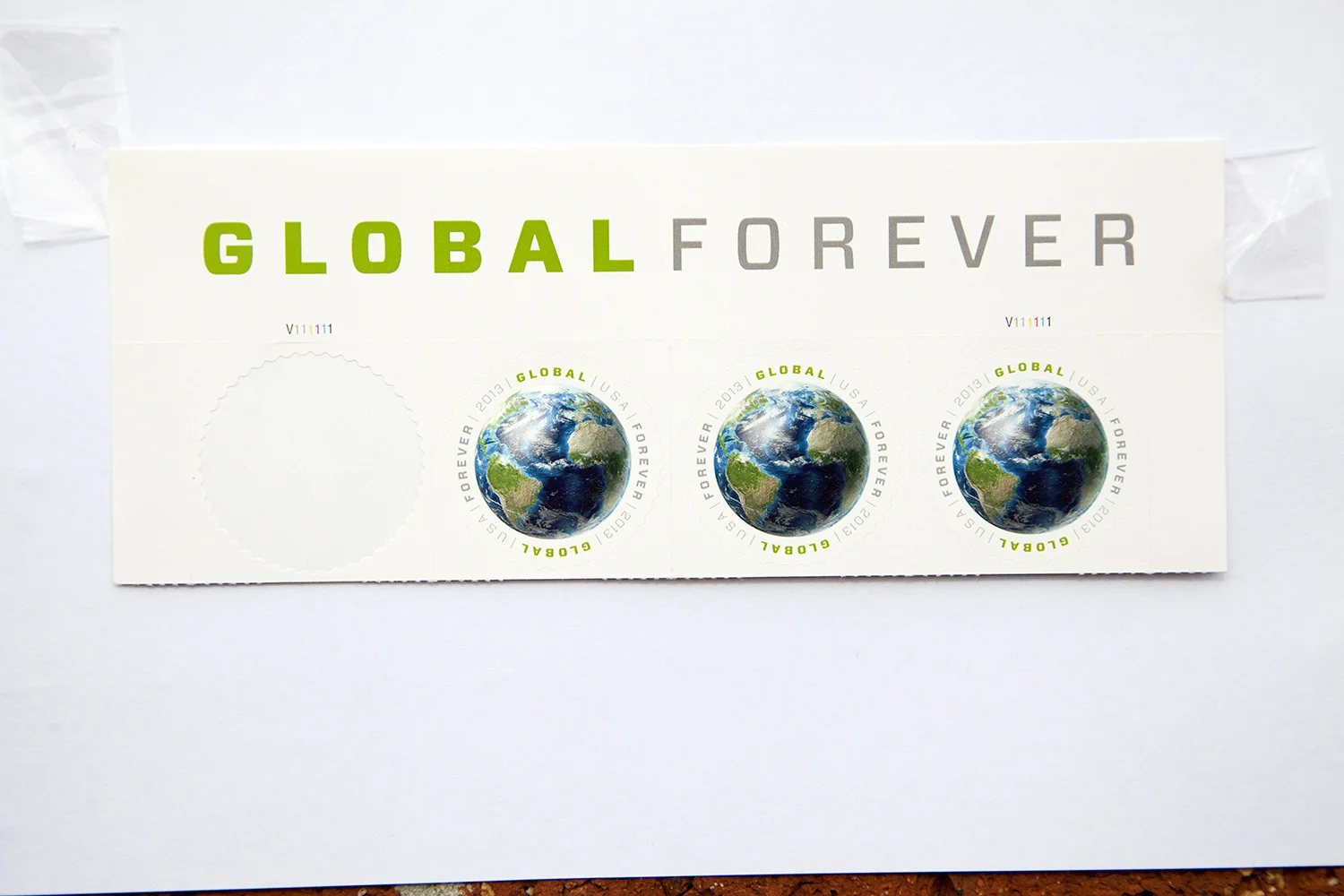 Global Forever stamp, 2013