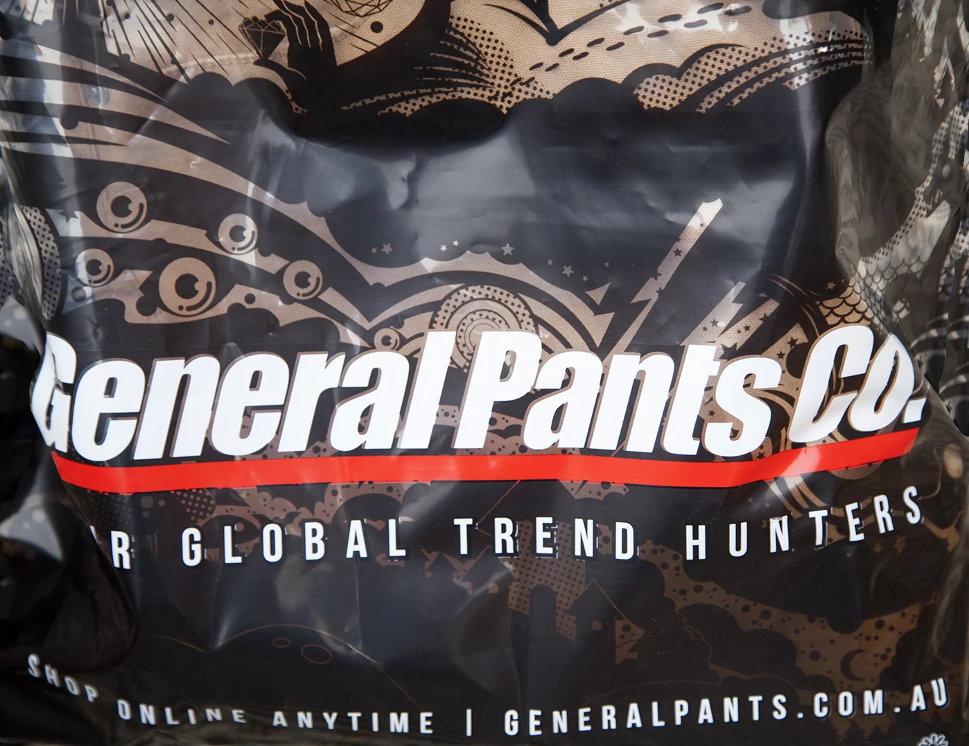 'For Global Trend Hunters' Genral Pants Co. shopping bag, melbourne, Australia, 2015