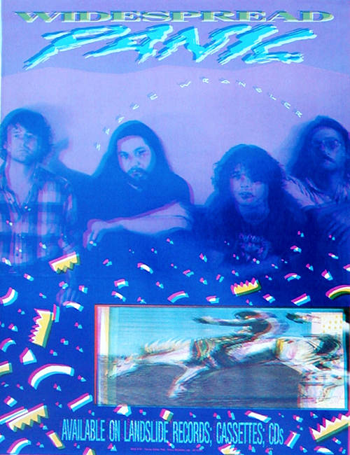 Widespread Panic 1988 Promo Poster — FLOURNOY HOLMES