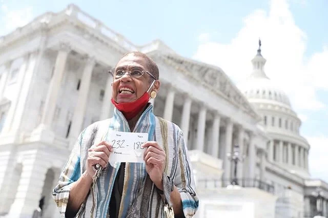 *takes off journalist hat, puts on personal hat*
HR 51 passed the House. 
Here&rsquo;s the official tally slip from the dais. 
It's the first DC Statehood bill to pass a floor vote in history.
This isn't the final fight... but it's a big victory. 
I 