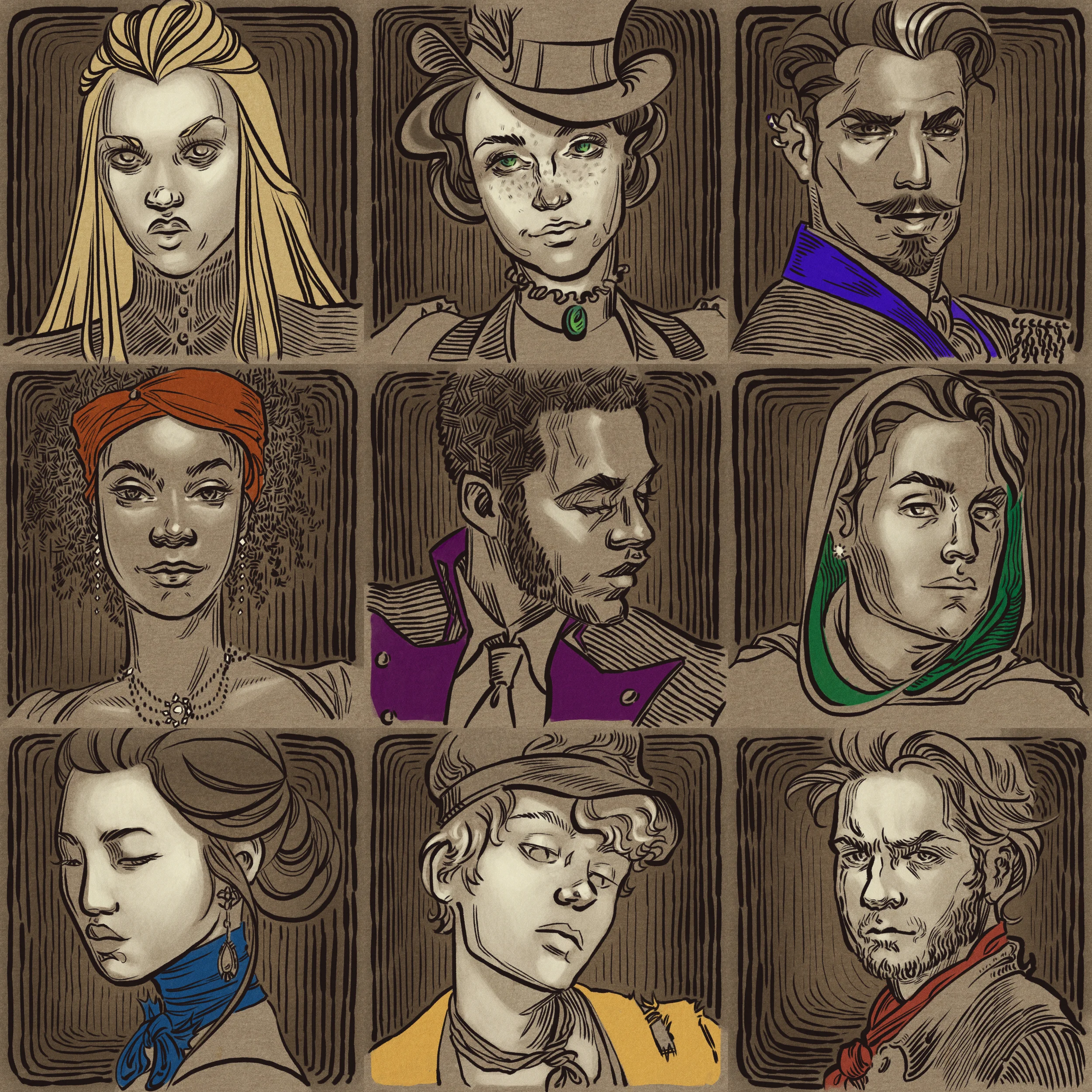 Character concept work 2015