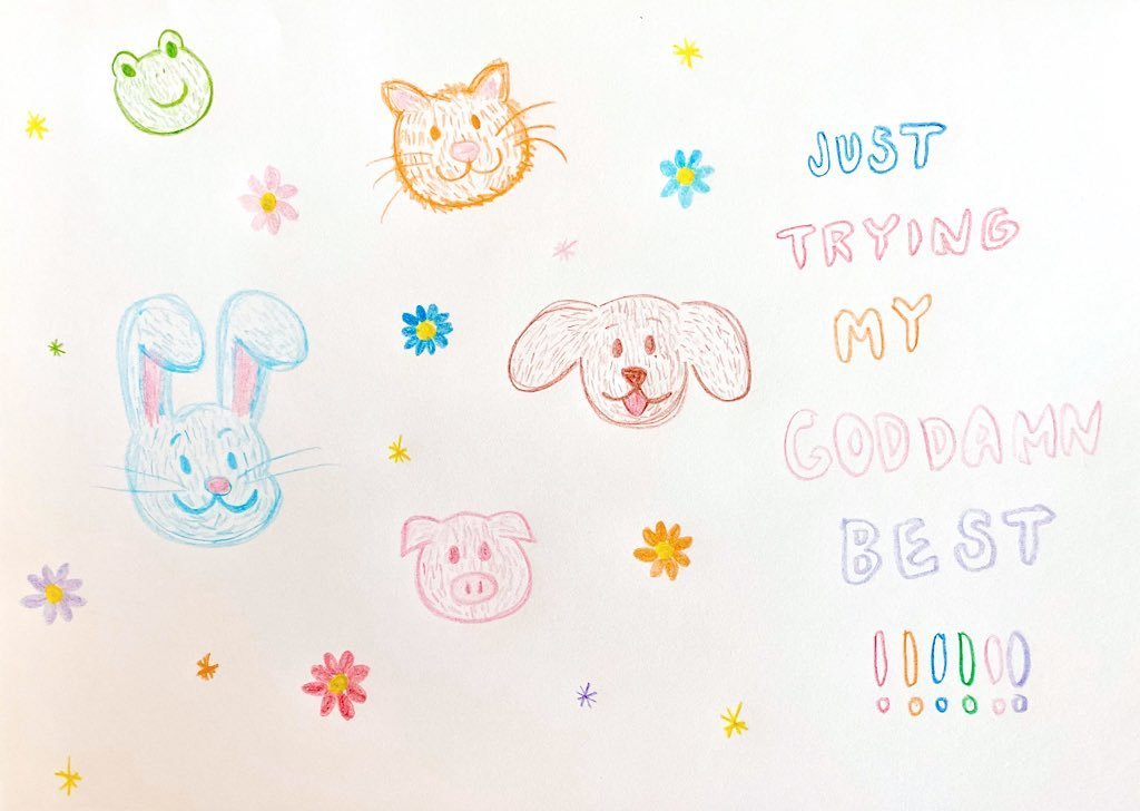 a lil peak into my sketchbook after being MIA from the gram
.
.
.
.
#coloredpencil #coloredpencilart #sketchbookart #sketchbookillustration #cuteillustrations #sketchbooktour #tryingmybest