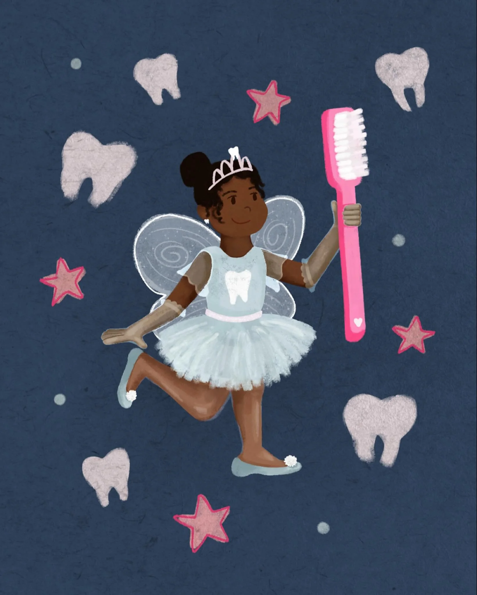 Peachtober Day 14 - Brush
One big toothbrush for the Tooth Fairy 🦷 🧚🏽‍♂️ @peachtober prompts by @furrylittlepeach 
#peachtober #peachtober25 #peachtober25brush #toothfairy #costumeillustration #digitalillustration #adobefresco