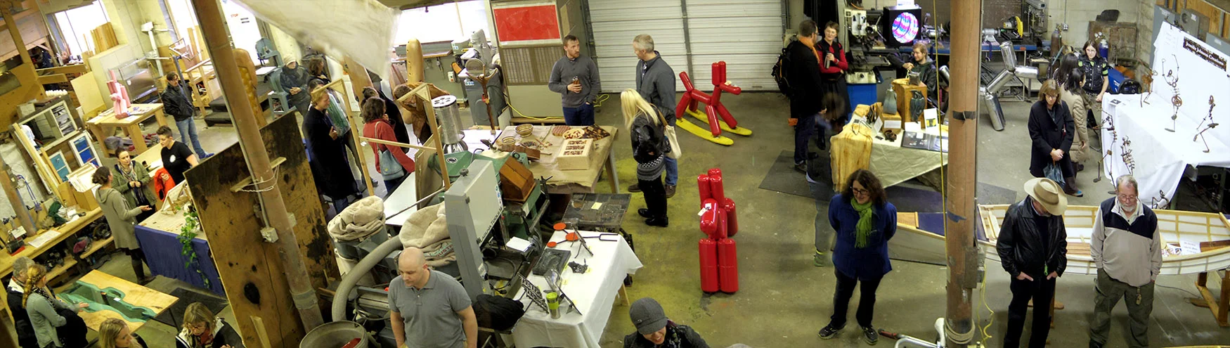 A bustling CoLab during the Crawl