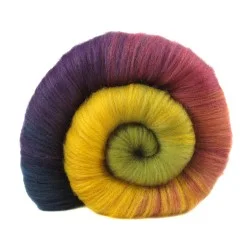 Polwarth/Tussah batt from Into the Whirled. Photo by Into the Whirled