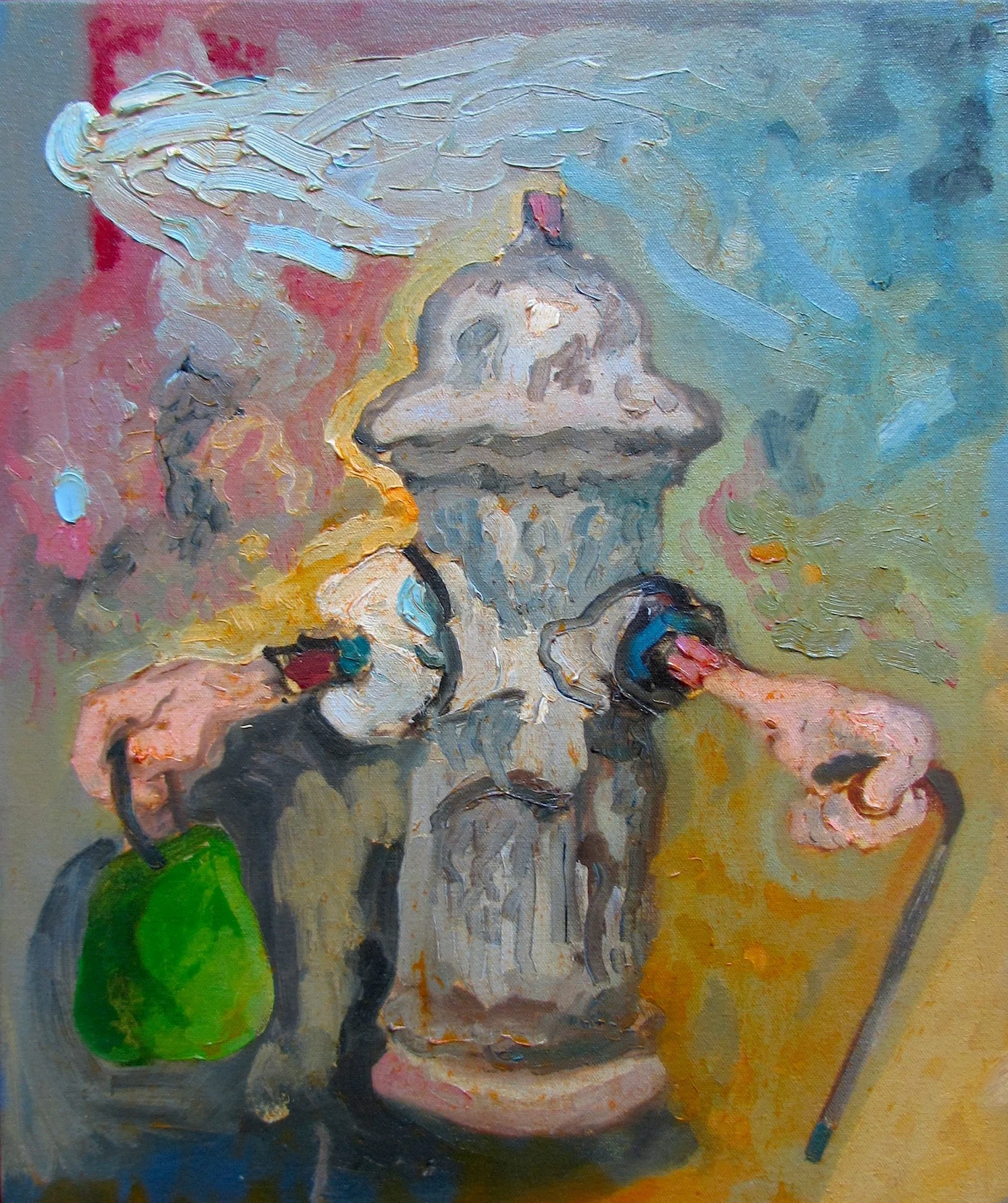   New York elder   Oil on canvas on board 19.5 16 in 2013  &nbsp; 