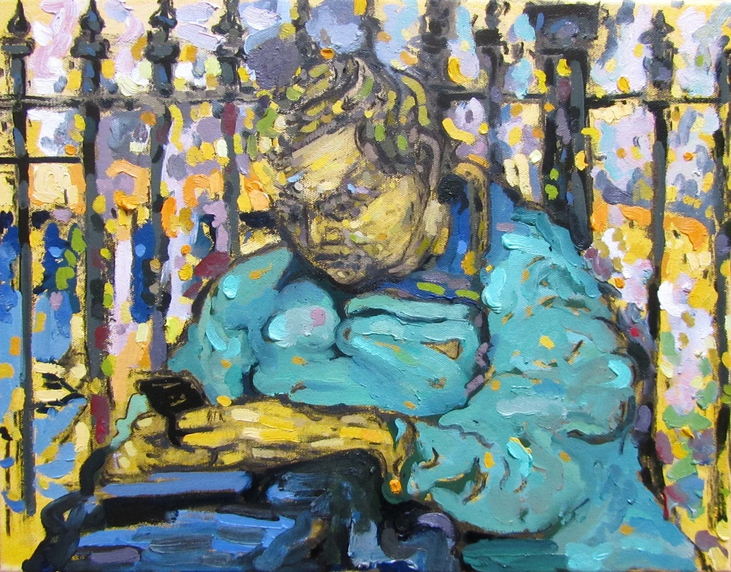    Vacant torso    oil on canvas 14 x 18 in 2014 