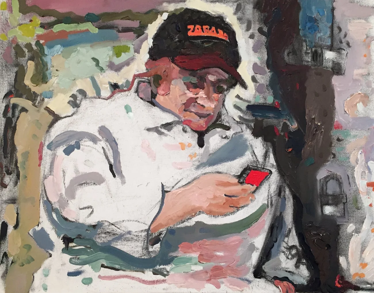    Butcher    Oil on canvas 14 x 18 in 2015  &nbsp; 