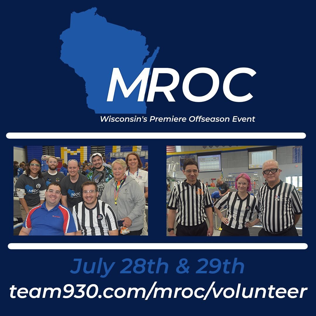 We are super excited for our summer offseason event MROC! Our team had a blast running it last year and we can't wait to see what this year brings. With 10 amazing teams already signed up we are working hard to assure the event is a remarkable experi