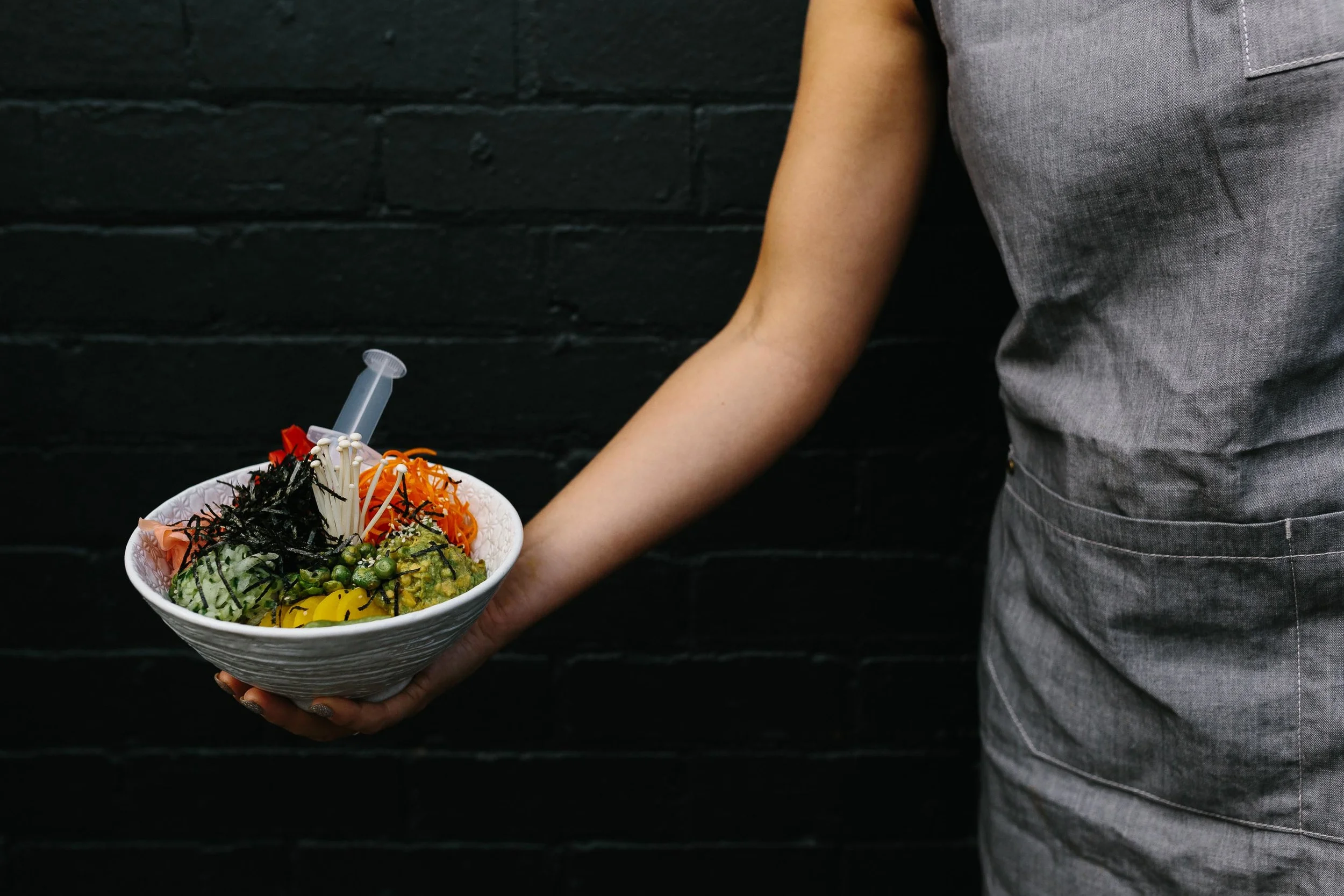 Deconstructed sushi, Serotonin Eatery