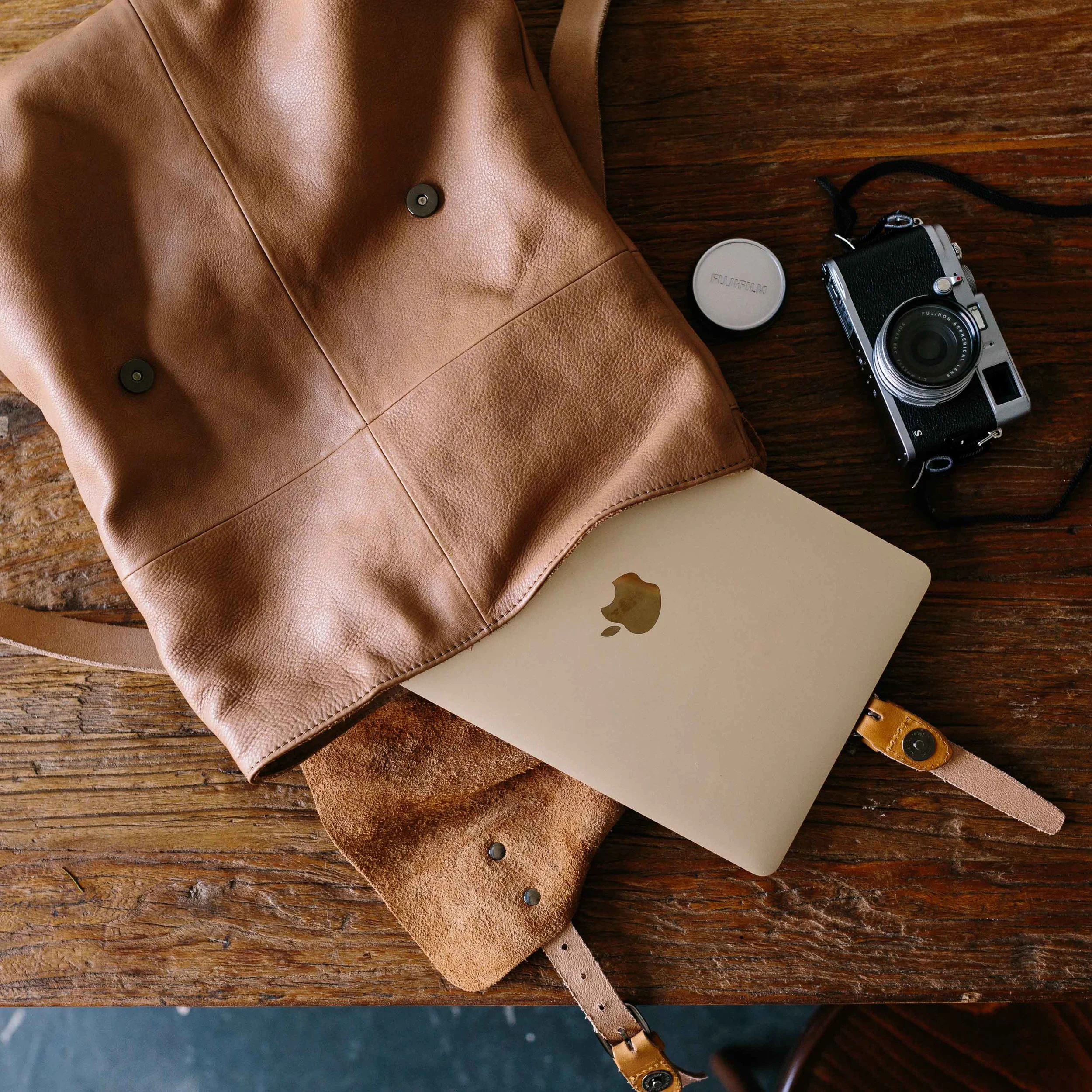 Huide leather backpack from Elk Accessories, photo by Marnie Hawson