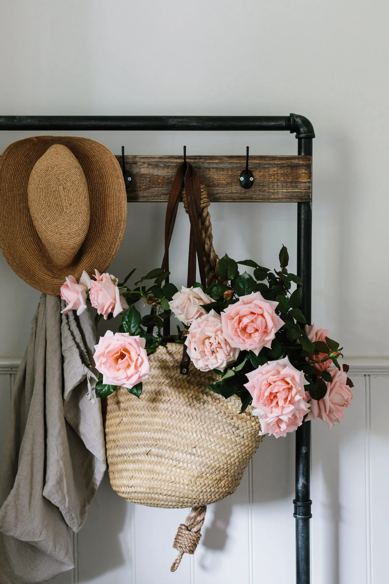 Marnie Hawson, Melbourne purpose-driven photographer for Acre of Roses, Trentham. A sustainable flower farm and luxury country accommodation. Styled by Belle Hemming.