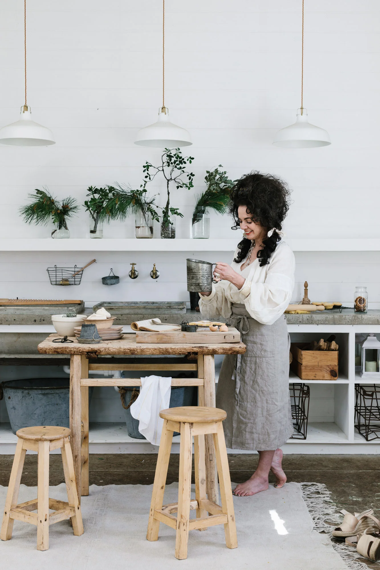 Christmas with Lynda Gardener at The Estate Trentham for  Australian House &amp; Garden , Christmas 2018. Photography by Marnie Hawson, and styled by Inside Story.