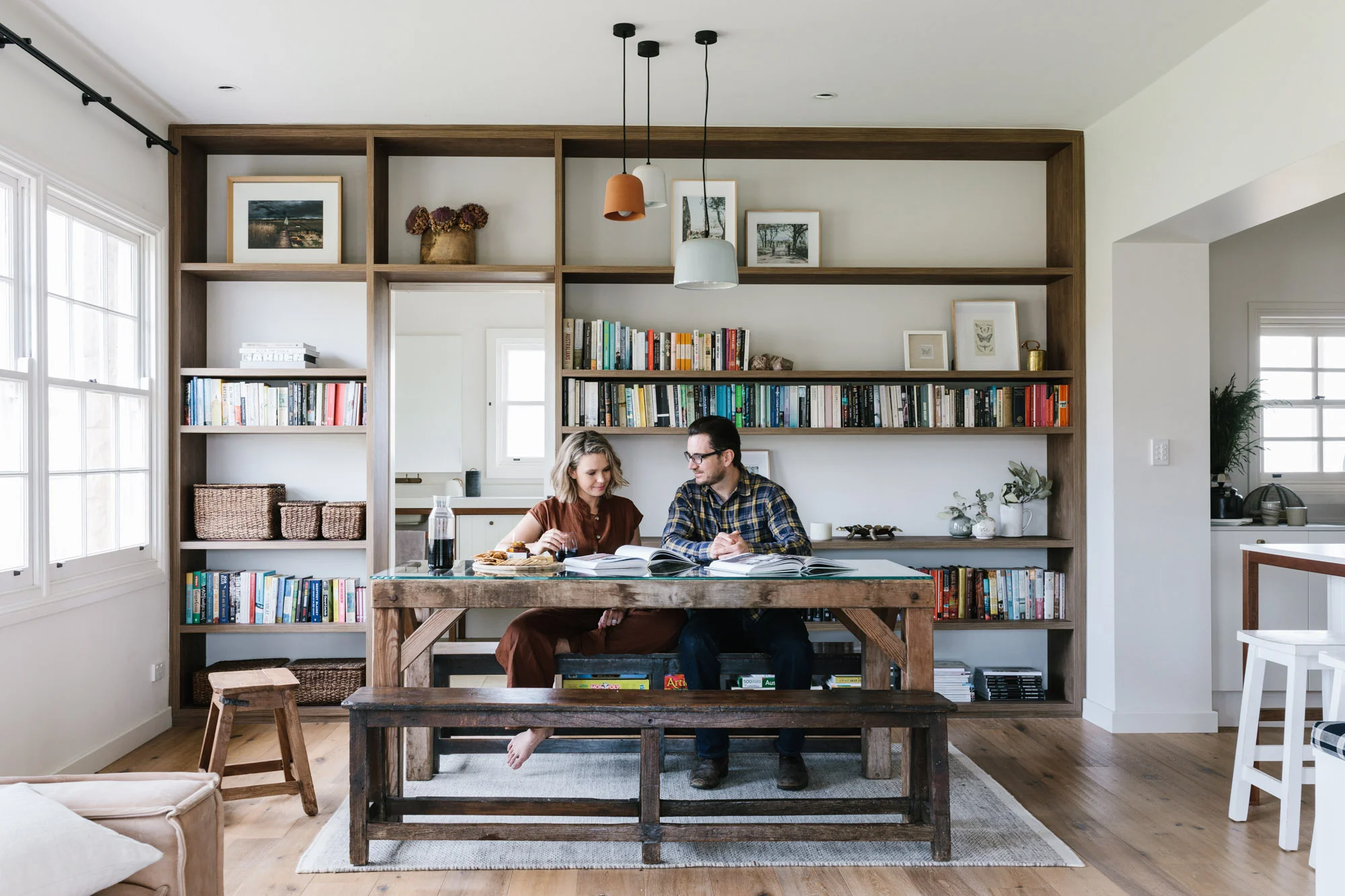Edwina + Neil Bartholomew at Warramba for Country Style. Photography by Marnie Hawson, styling by Hannah Brady.