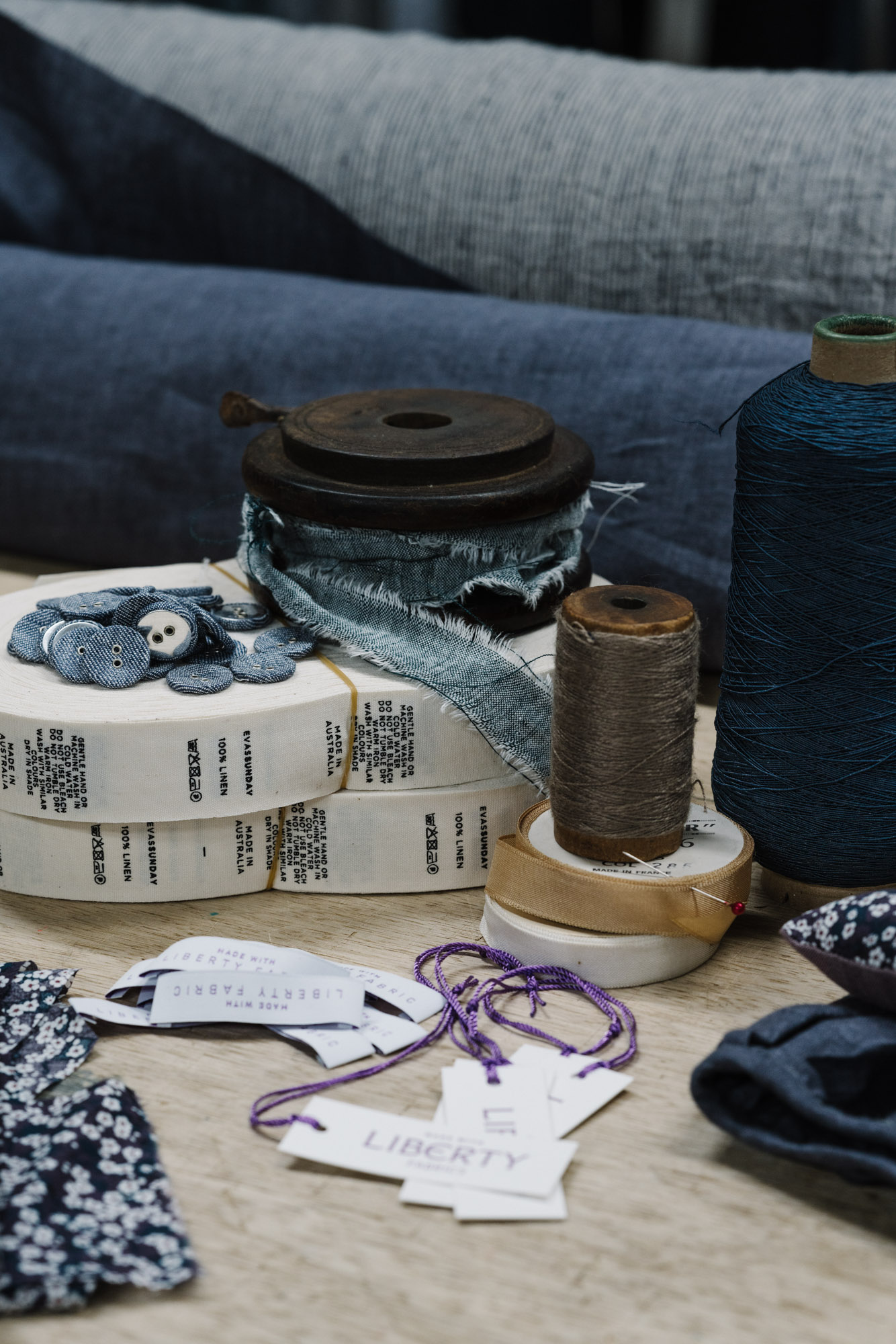 Eva’s Sunday, Australian designed linen label. Photographed by Marnie Hawson for Country Style.