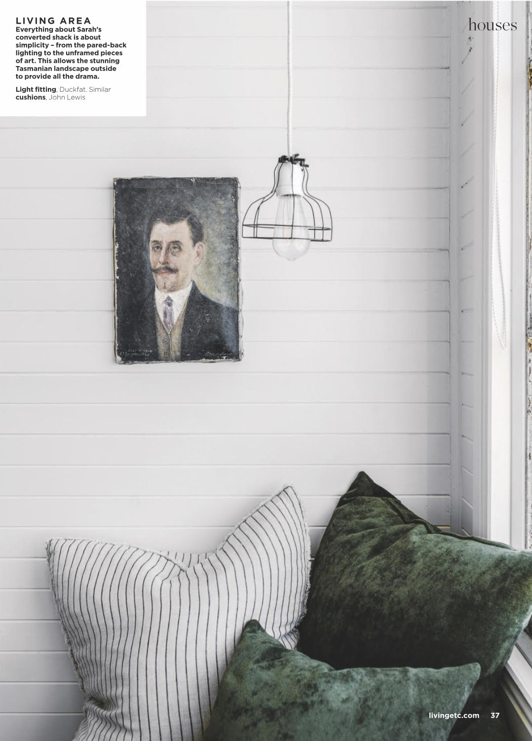 Captain's Rest, Strahan Tasmania in Living Etc (UK). Photography by travel photographer Marnie Hawson and story by Ali Heath.