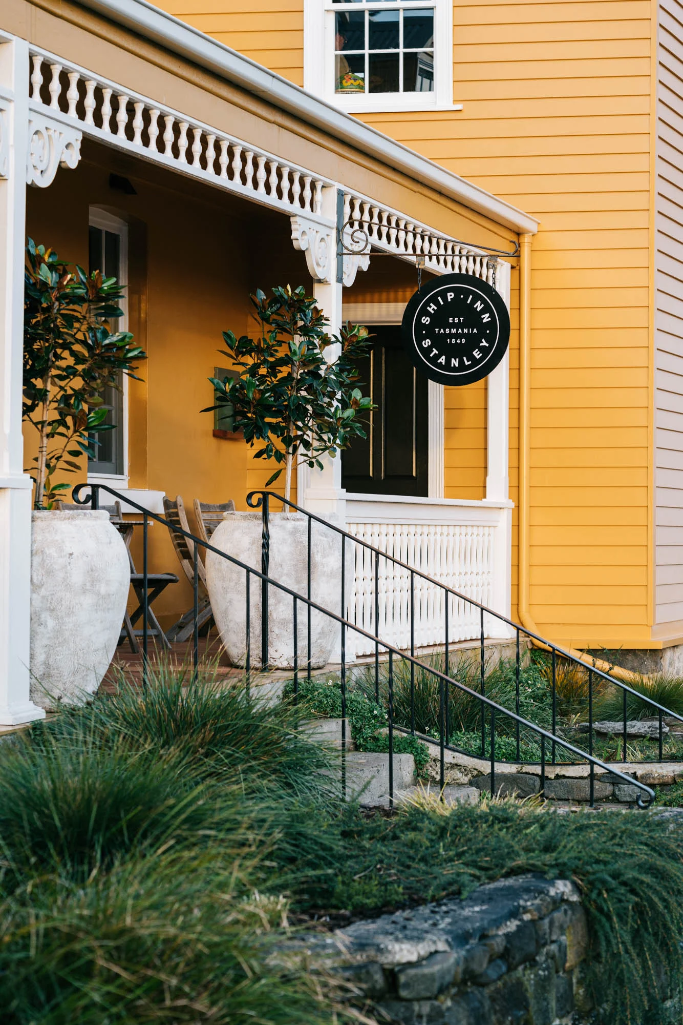 Boutique story telling hotel Ship Inn in Stanley, Tasmania. Photography by Marnie Hawson and styling by Inside Story.