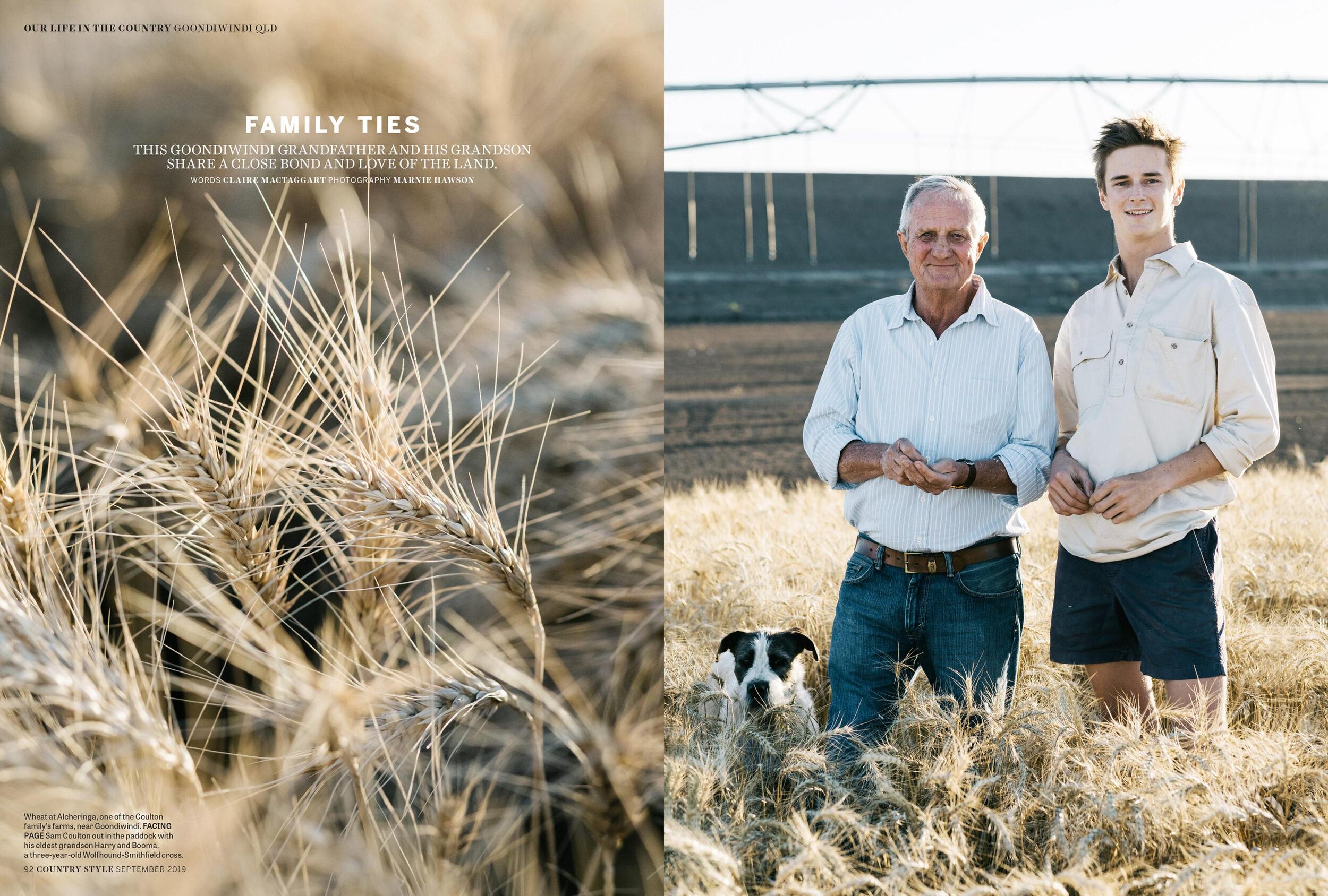 Melbourne lifestyle photographer Marnie Hawson for Goondiwindi Cotton and Country Style