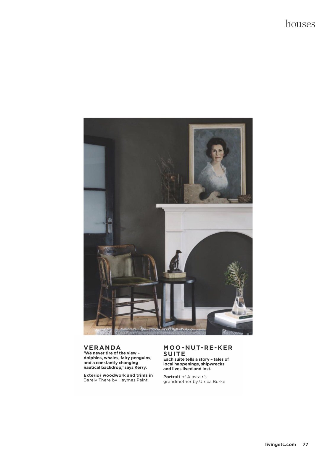 Ship Inn, Stanley Tasmania as seen in Living Etc (UK). Photography by Marnie Hawson, interior design and styling by Inside Story and story by Ali Heath.