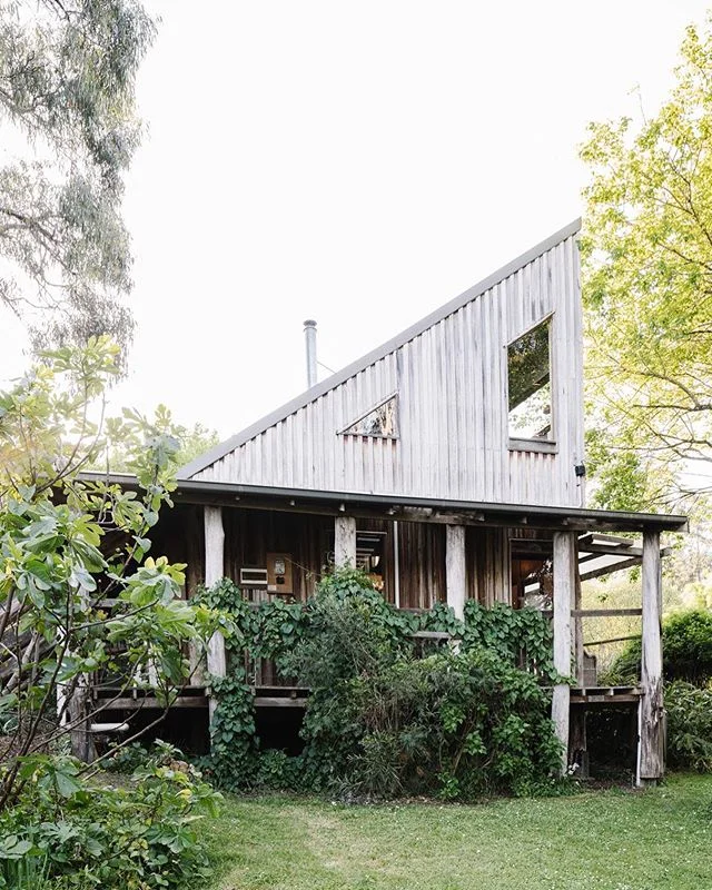 A curious mix of tree-house, vintage train carriage, locally felled timber, materials from a nearby church, and other salvaged bits and pieces. This is Otway Loft in Forrest, and it's spectacular.